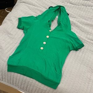 Green Cat Costume Top